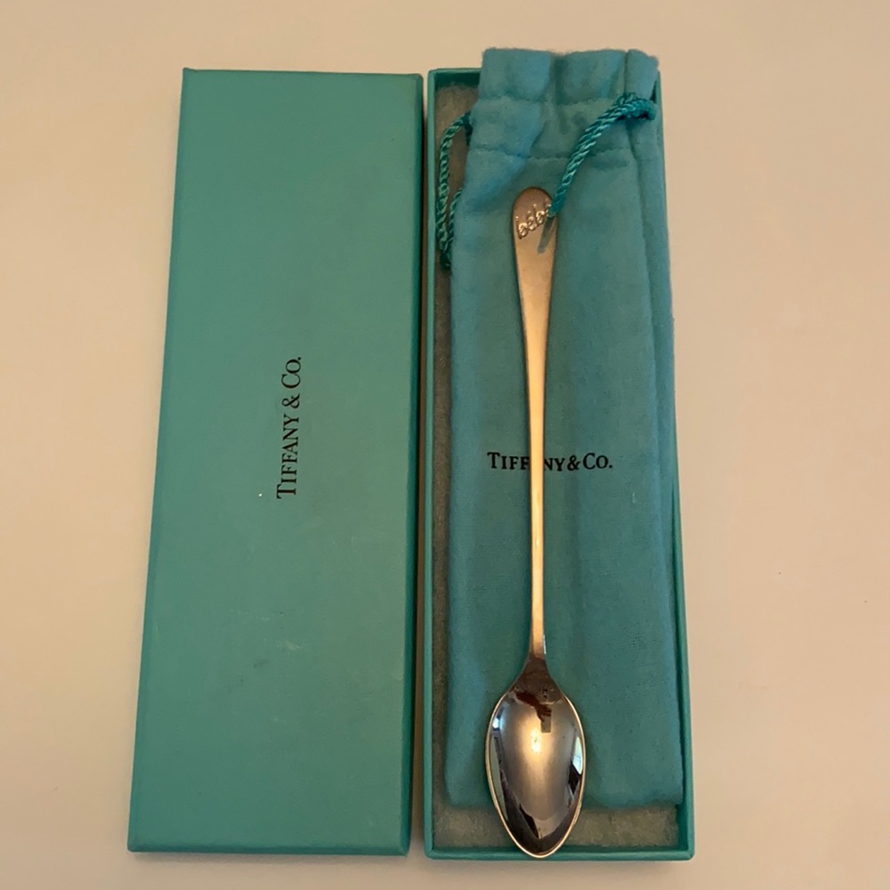 Tiffany silver baby spoon